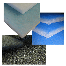 Airclean's range of air filter media cut pads and rolls